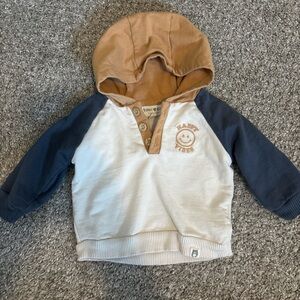 Cozy Kids Hoodie with Smiley Design